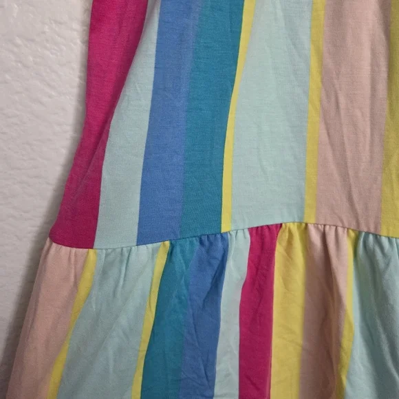 Lands End Rainbow Tencel Soft Flowy Midi Skirt Women's Size 2X - Picture 5 of 8